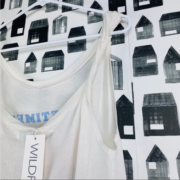 Wildfox / NWT / ‘Sometimes Social’ Graphic Tank Top / women’s extra small - Picture 4 of 6